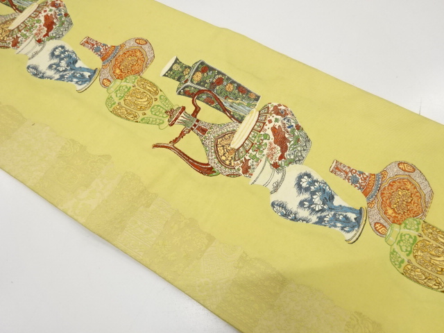 Japanese Kimono / Antique / Fukuro Obi Silk